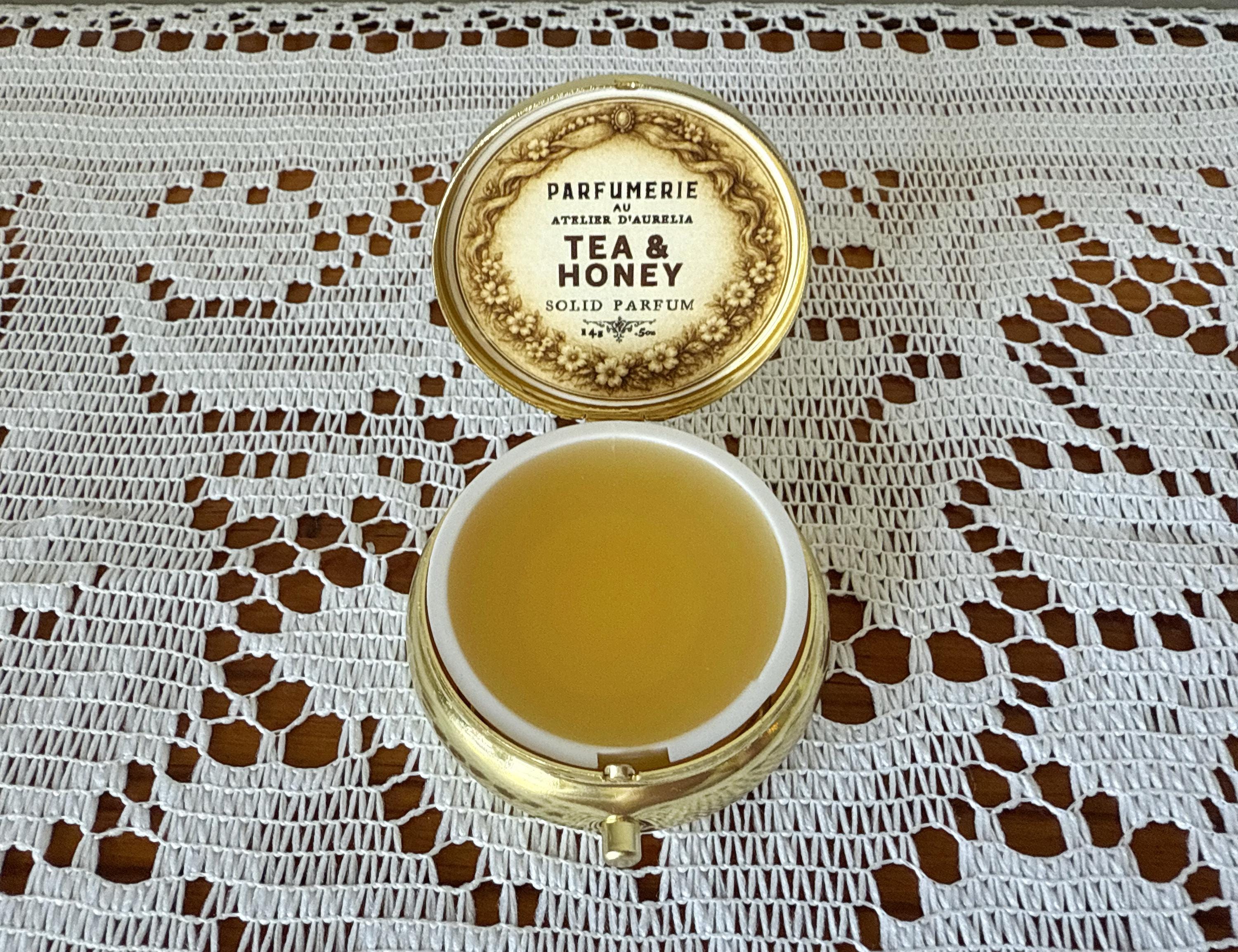 Bestselling Viral Tea & Honey by aurelia 14g Large Gold Solid Perfume (Solid Parfum Extrait)