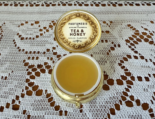 Bestselling Viral Tea & Honey by aurelia 14g Large Gold Solid Perfume (Solid Parfum Extrait)